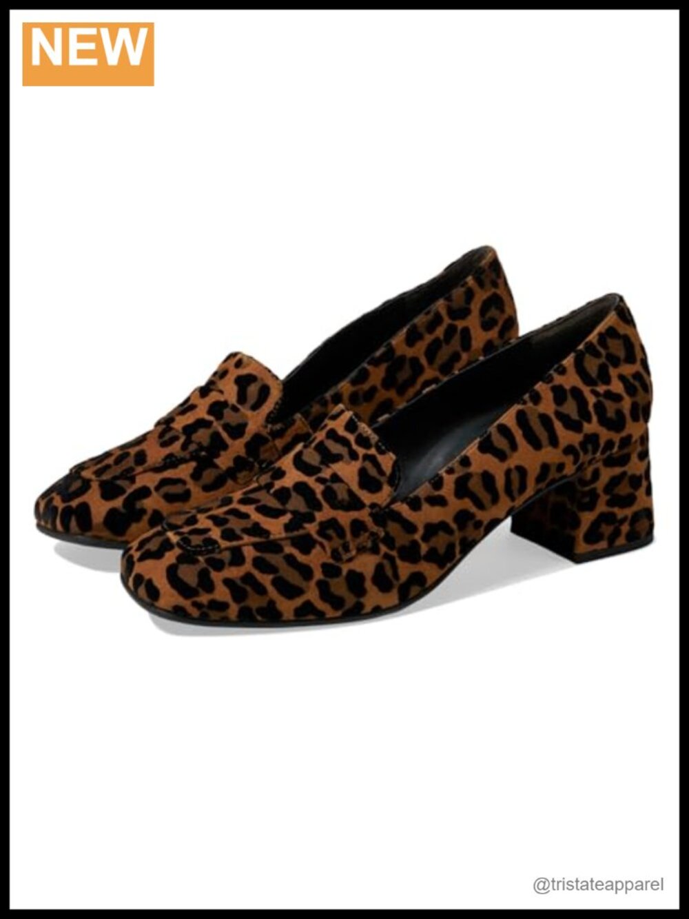 Paul Green Winona Pump Leather Block Heel Pull-On Cushioned